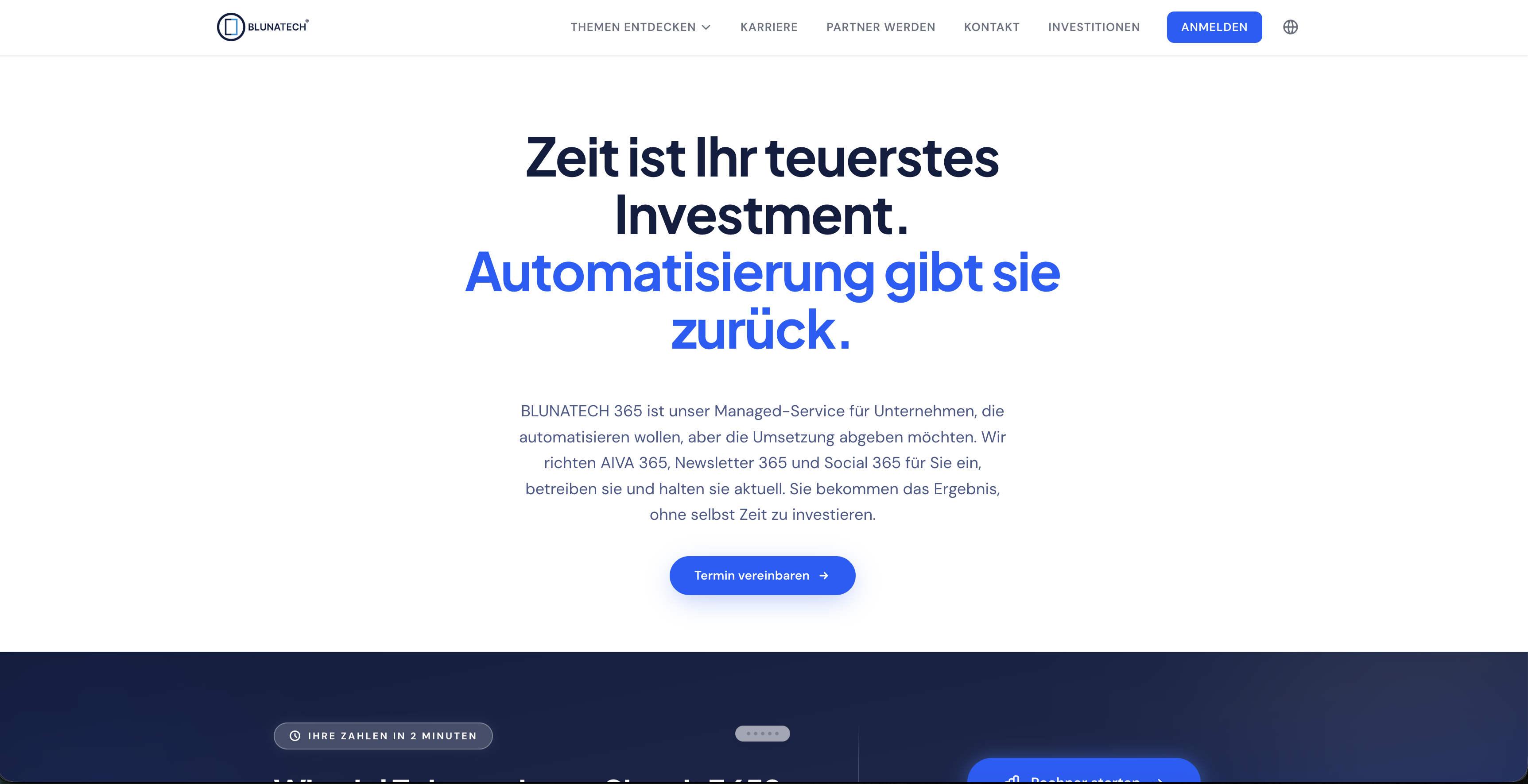 BLUNATECH 365 Hero